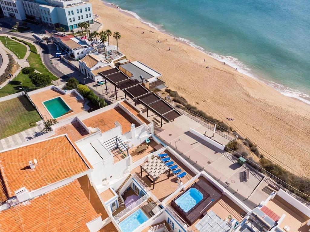 Refurbished Beachfront House, Pool, Ac, Wifi, Albufeira, Sea View 외부 사진