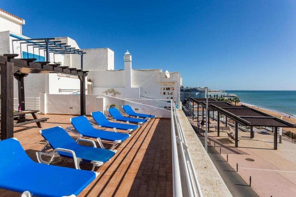 Refurbished Beachfront House, Pool, Ac, Wifi, Albufeira, Sea View 외부 사진