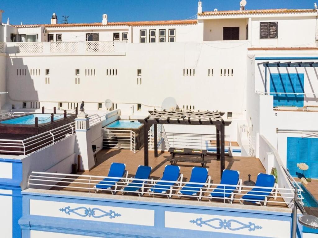 Refurbished Beachfront House, Pool, Ac, Wifi, Albufeira, Sea View 외부 사진
